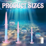11.4“ Fantasy Long Anal Plug Dildo, Soft Liquid Silicone Material, Suitable For Male And Female Vaginal Prostate Massage, Anal Training, G-Spot Stimulation, Pink
