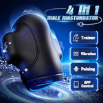 Male Sex Toys For Men - 4In1 Male Masturbator Penis Vibrator 10 Vibrating & 3 Motors Stroker With App Control, 360° Wrapping Adult Sex Toy For Training & Increase Endurance, Sex Machine