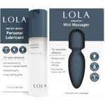 LOLA Personal Lubricant & Mini Vibrator - Water Based Lube for Women and Mini Massager & Vibrator for Women, Sexual Wellness