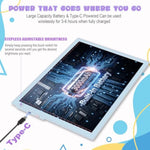 15 Inch Blue Light-Up Tracing Board for Kids with Adjustable Brightness