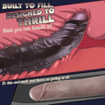 10 Inch Realistic Big Black Dildo Sex Toy, 2.36'' Diameter Dual Density Huge Thick Dildo With Suction Cup Silicone Dildos, Lifelike Fat Anal Bbc Dildos For Men And Women Pleasure