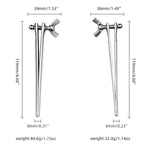 Urethral Sounds Metal Stainless Steel Hollow Penis Plug Dilator Masturbation Rod Stimulation For Men Urethral Plug Exercise Expanding Massage For Couples 6Mm