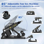 Sex Machine Thrusting Dildo Machine With Realistic Dildos, Fucking Machine For Man With 3Xlr Connector,Love Machine For Women,Adult Sex Toy For Couple With 7 Accessories