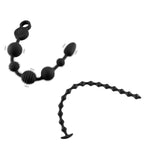 22.8 Inch Super Long Anal Beads With 15 Balls + 14 Inch Silicone Vibrating Anal Beads