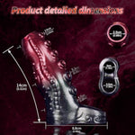 Reusable Penis Sleeve Cock Sleeve, Cock Ring Penis Extender Ultra-Soft Penis Enlarger, Delay Ejaculation Stronger Erection Enhancement, Silicone Penis Rings For Testicles G Spot Stimulation