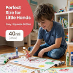 24 Count Washable Dot Markers for Toddlers, 12 Colors, Non-Toxic Art Set