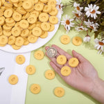 120 Pcs Yellow Felt Circle Stickers, 0.96 Inch Adhesive Craft & Reward Dots