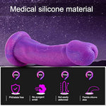 8.46" Silicone Dildo With Kliclok System For Premium Sex Machine, 7.6" Insert-Able Length, Max Girth 5.72" Diameter 2.34" - Fantasy Series