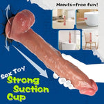 Realistic Movable Foreskin Dildos,13.5 Inch Big Huge Thick Penis Anal Dildo Sex Toys For Women,Silicone Dildo With Strong Suction Cup,Compatible With Strap-On Harness,Adult Sex Toys For Vaginal & Anal