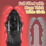 Sex Toys 11.81'' Rocket Shape Ultra Huge Anal Plug, 5.51'' Extra Thick Wide Girth Butt Plugs With Strong Suction Cup Dildo, Butt Stretcher Anal Opening Trainer For Masters Advanced Players Women Men