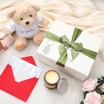 5 Pcs I'M Sorry Gifts Set With Big Box Include I'M Sorry Plush Bear Gifts Candle Apology Card Keychain Apology Presents For Her Men Mom Wife Girlfriend Dad Husband Boyfriend