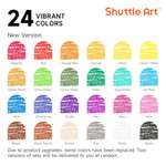 576 Count Bulk Crayon Set, 24 Boxes of 24 Colors, Non-Toxic School Supplies