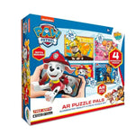 Holotoyz Paw Patrol Ar Jigsaw Puzzles - Magic Augmented Reality Hologram Puzzles Come To Life With Smart Phone - 4D Learning Play For Kids