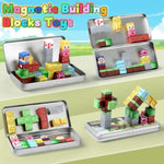 Magnetic Building Blocks For Kids Ages 3-8, Stem Magnetic Cubes Travel Toys With Iron Storage Box – Portable Sensory Learning For Toddlers, Fine Motor Skills Toy For Ages 3 4 5 6 7 8?Regular?