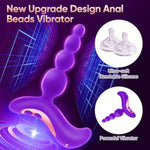 Vibrating Butt Plug Anal Beads - Anal Toys Sex Toys, Anal Vibrators Men Prostate Massager Wand Sex Novelties, G Spot Vibrater Sexual Pleasure Tools For Women, Adult Toys For Couple 10 Vibration