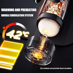 Automatic Male Masturbator Male Sex Toy Male Masterbator Hands Free Masturbator Plump And Soft Men Pocket Pussy Adult Sex Toy Male Stroker With Thrusting & Licking Sucking Male Masturbators