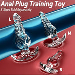 Knotted Anal Plug Training Toy Wearable Tentacle Butt Plug Anal Dilator (M)
