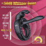 Vibrating Cock Ring Sex Toys For Couples Men - Vibrator Penis Sleeve With Rabbit Clitoris Vibrators, Adult Toy Penis Ring Cock Sleeve, Sex Toy For Women Male Penis Extender, Juguetes Sexuales, Black