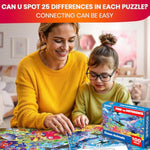 100 Piece Puzzles For Kids Ages 4-6 – 4 Puzzles For Kids Ages 6-8 – Search And Find Ocean And Forest Animals Kid Activities For 8-10 Yo – Toddler Learning Toy Game Gift For Boys And Girls 5-8
