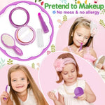 Toys For Girls 3 Years Old, Toddler Purse Girl Toys With Pretend Makeup Kit, Pretend Princess Play Purse Toy For Little Girl, Christmas Birthday Gifts For Toddler Girls Age 3, Purple