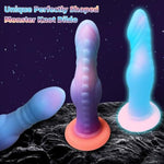 7.5'' Small Luminous Dragon Dildo, Liquid Silicone G-Spot Realistic Dildo For Prostate Massage Fantasy Monster Anal Dildo With Strong Suction Cup, Adult Sex Toys For Women, Men