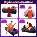 Inflatable Sex Chair for Couples - Automatic Inflation and Deflation with Built-in OneTouch Air Pump