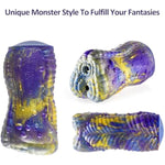 Male Masturbators Cup Pocket Pussy Sex Toy For Men,Soft Silicone Stroker Masturbation Sleeve Fantasy Monster Ass Sex Doll,Blowjob Machine With Lifelike Textured Vagina & Tight Anus For Penis Training