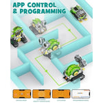 5In1 Stem Ai Robot Toys Building Set, 478Pcs App & Remote Control Engineering Erector Blocks For Kids Age 6-8, Coding Interactive Educational Christmas Birthday Gift For 10-12 Year Boys & Girls