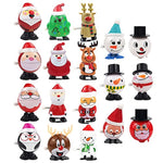 18 Pcs Christmas Wind Up Toys, Educational Walking Clockwork Jump Funny Toys Party Gifts Party Favors Stocking Stuffers For Children Kids Boys Girls Toddlers