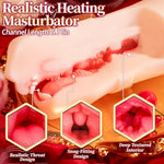 Male Masturbator Heating Mouth Adult Sex Toy Pocket Stroker 1.66 LB