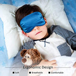 12 Pcs Sleep Mask Bulk Silk Satin Adjustable Strap, Multiple Colors