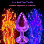 4Pcs Anal Plug Training Set-3 Crystal Jewel Anal Plugs Metal Anal Sex Adult Toy, 1Enema,Sex Toy Anal Training Kit For Beginner Adult Unisex Women And Men Couple(Deep Purple)