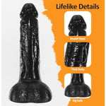 2.67? Diameter Huge Thick Dildo,13.3 Inch Realistic Xxxl Dildo With Strong Suction Cup,Lifelike Veins & Big Full Shaped Balls For Anal Play,Gag Gift Adult Sex Toys For Men And Women