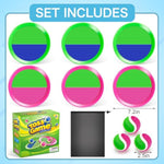 Outdoor Toys For Kids Ages 3-5, 4-8, 8-12 - Ball Catch Game For 3 4 5 6 7 8 -12 Year Old Boys Girls, Outside Toss Game Set For Beach, Pool, Yard - Toddlers Birthday Gifts Easter Basket Stuffers(6Pcs)