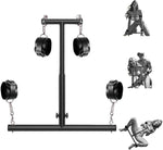 Adjustable BDSM Spreader Bar with Wrist & Ankle Cuffs