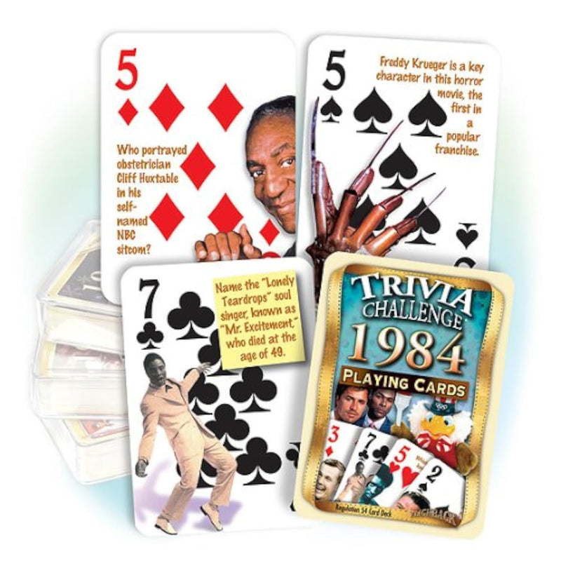 1984 Trivia Playing Cards: 40Th Birthday
