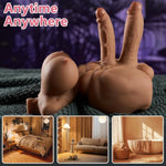 Shemale Sex Doll Futa Sex Toy Torso Two Dildo Male Masturbator With Flexible Dildo For Women, Big Breasts And Vaginal Anal Trans Sex Doll For Men Transsexual Torso Toys