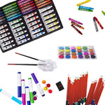 139-Piece Art Supplies Kit with Sketch Pads, Pencils, Pastels, Watercolors & Case