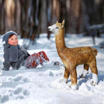 30 Inch Inflatable Alpaca Party Favor with Balloon Arch & Backdrop Party Supplies