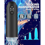 Automatic Sucking Masturbator For Men - Upgraded Male Masturbators Cup With 10 Vibrating & Suction, Hands Free Blowjob Adult Sex Toys Stroker Pocket Pussy With 3D Textured For Male Penis Pumps | Black