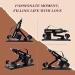 Auxfun Sex Machine Thrusting Automatic Dildo Machine With Dildo For Men Women, Love Machine With 3 Xlr Connectors, Thrusting Machine Sex Toys For Solo And Couples