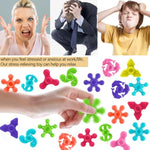 100Pcs Bulk-Mini Finger Fidget Spinner Toys, Stress Relief Sensory Toys For Kids Teens Adults, Birthday Party Favors Gifts Christmas Stocking Classroom Prizes Supplies Valentine'S Day Gifts