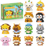 12 Pack Animals Building Block Sets,Micro Mini Animals Party Favors For Kids, Birthday Gift For Boy Girl(1,691 Pieces)