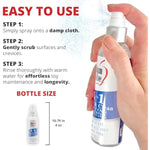 Adam And Eve 4 In 1 Pure And Clean Misting Adult Sex Toy Cleaner, Fast Acting Clear Spray With Fresh Scent, Easy To Use Wash For Silicone Dildos, Vibrators, Anal Toys, Couples Accessories, And Tools