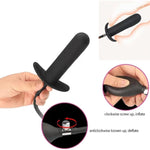 Inflatable Butt Plug Stretch Anal Plug Expand Silicone Anal Plug Stimulation Pump And Valve Anal Pump Plug Butt Plug