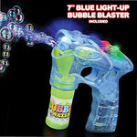 3 Led Light Up Bubble Guns, With Sound, Includes 6 Bottles Of Bubble Solution Refill, Bubble Blower For Bubble Blaster Party Favors, Summer Toy, Outdoors Activity, Birthday Gift
