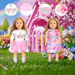 American 18 Inch Doll Clothes Accessories-10 Set Doll Outfits For Girl Doll Clothes, Christmas Toys For Kids Dressing Up