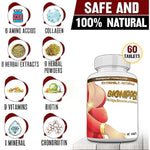 BIGNIPPEX Nipple Enlargement - Nipple Size Increase – Natural Nipple Augmentation - Get a Firm, Fuller and Curved Full Size Nipples. 60 Tablets