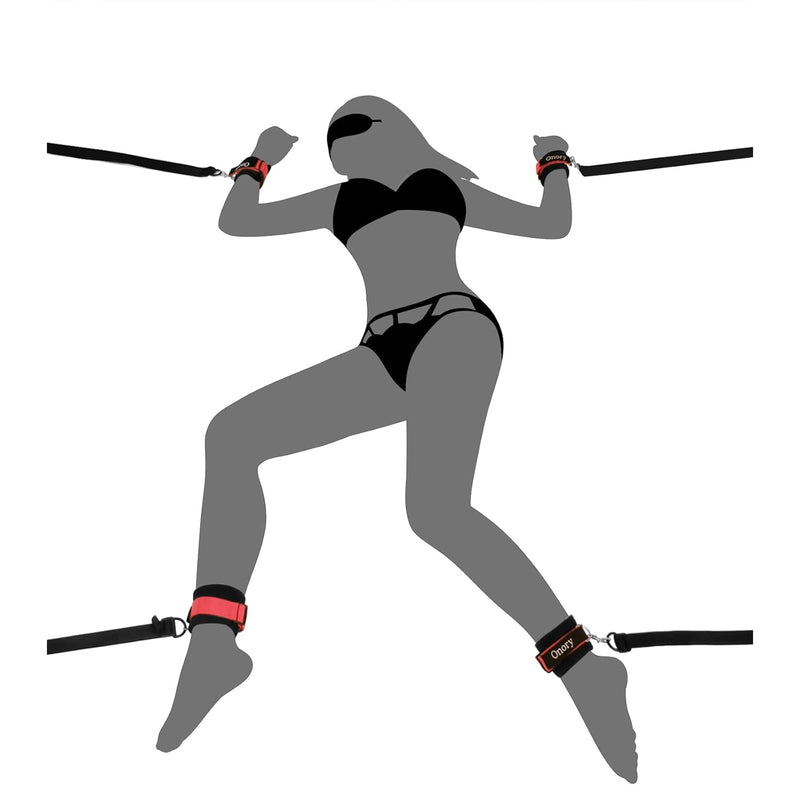 Bdsm Sex Toys & Games Bondaged Kit Sex Set Eye Mask Blindfolds Soft Wrist And Ankle Handcuffs Straps Rope Bondage Restraints For Adults Couples Bed Sex