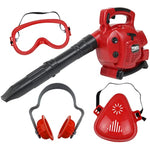 Kids Leaf Blower | Toddler Landscaping Gardening Tools And Equipments | Includes Mask Safety Goggles And Earmuffs